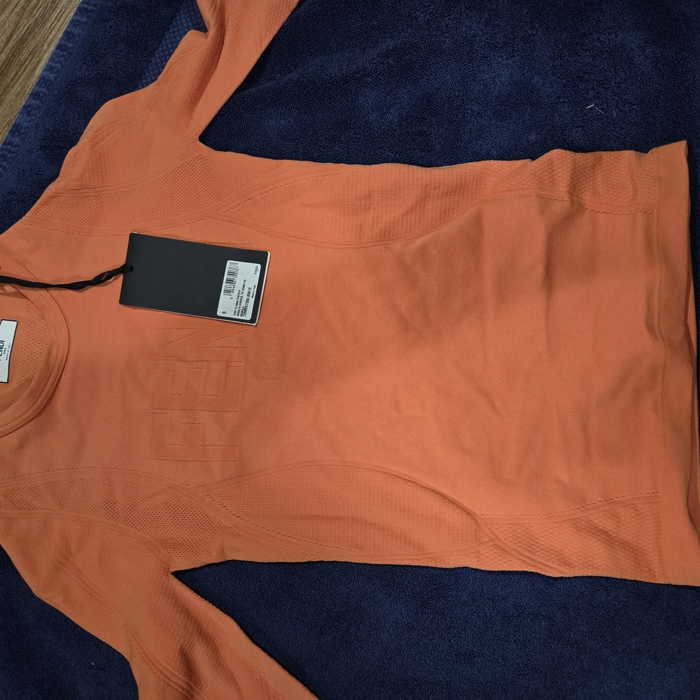 Orange Long Sleeve Top